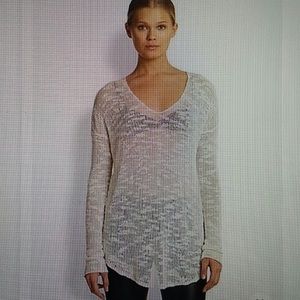 Helmet Lang silk v-neck sweater